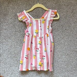 H&M NWT Pink and White Flutter Sleeve Sundress